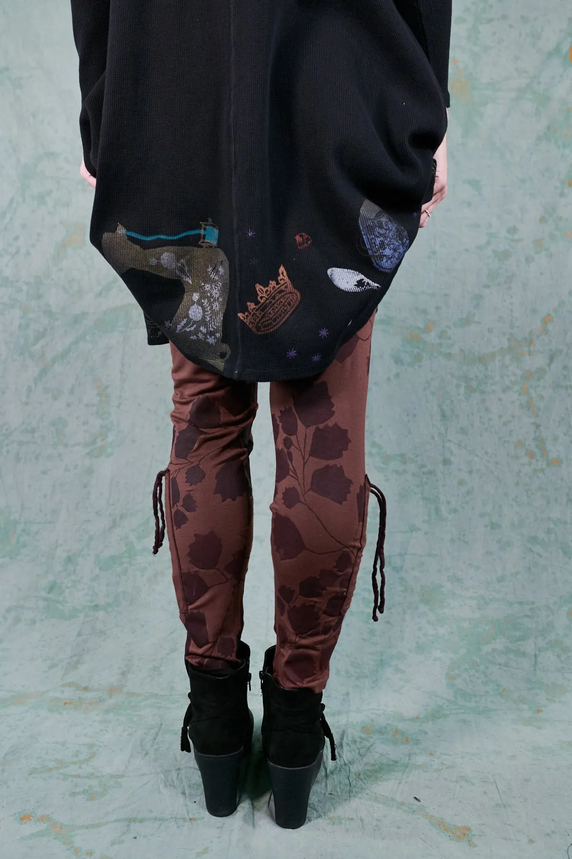 3319-Drawstring Legging-Spice-P