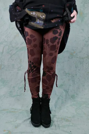 3319-Drawstring Legging-Spice-P