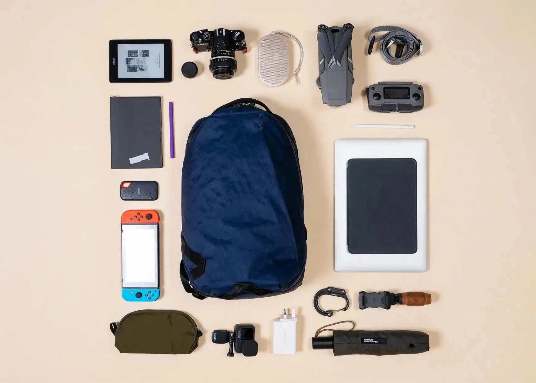 Able Carry Daily Backpack Cordura Black