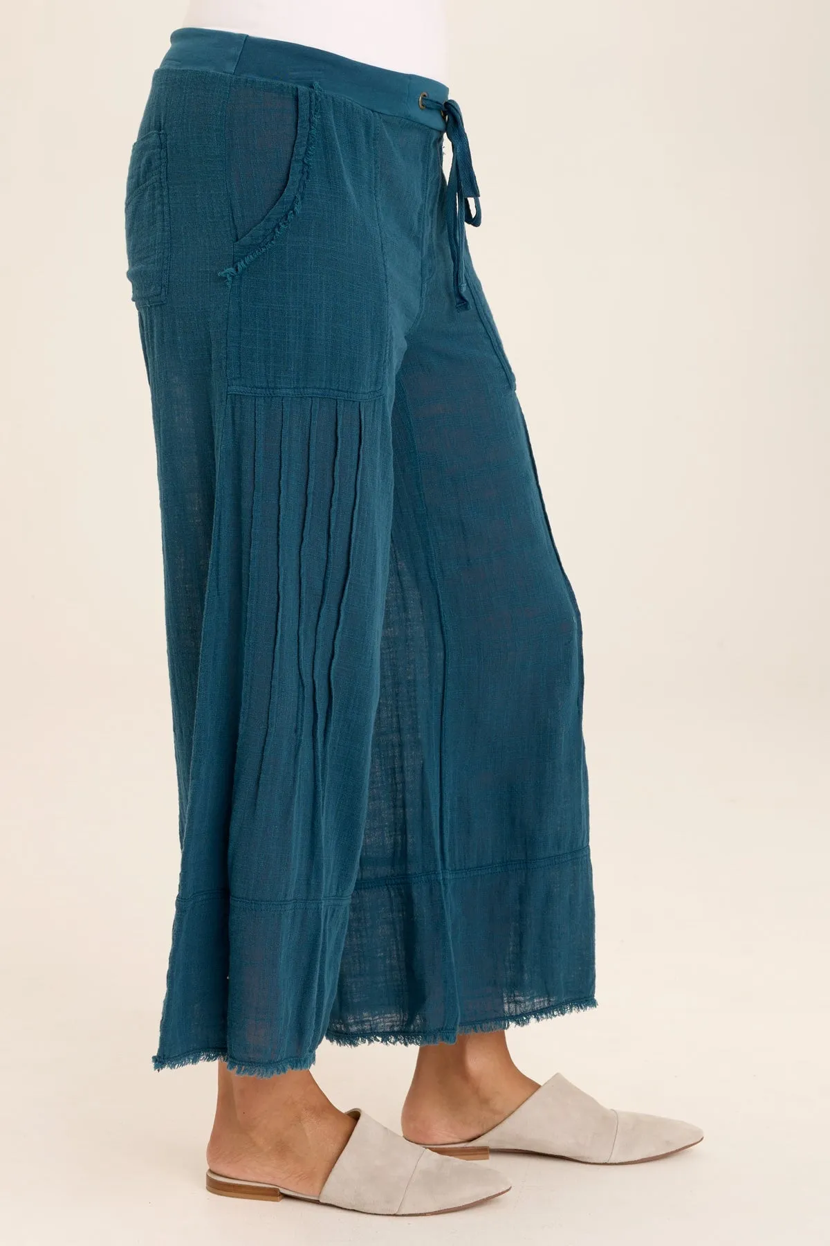 Ace Gauze Wide Leg Crop