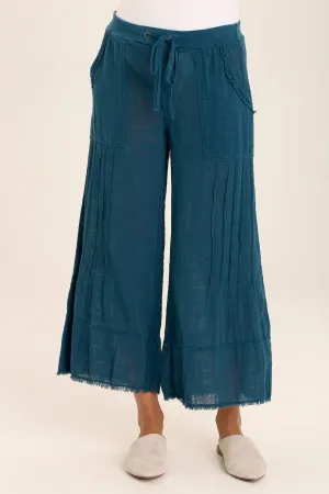 Ace Gauze Wide Leg Crop