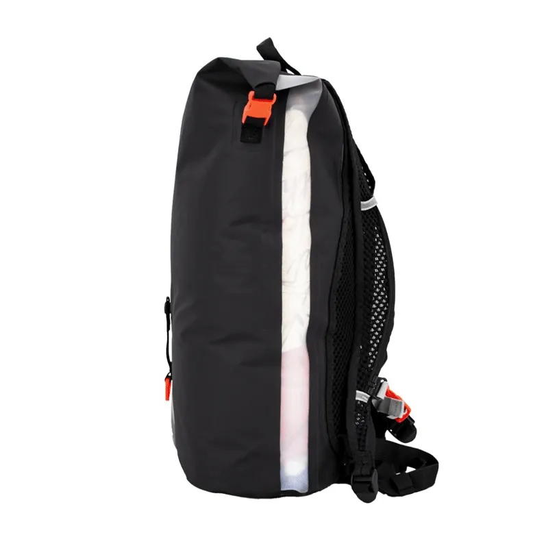 Akona - Azores Dry Back Pack 20 Litre Roll Top - Black SALE