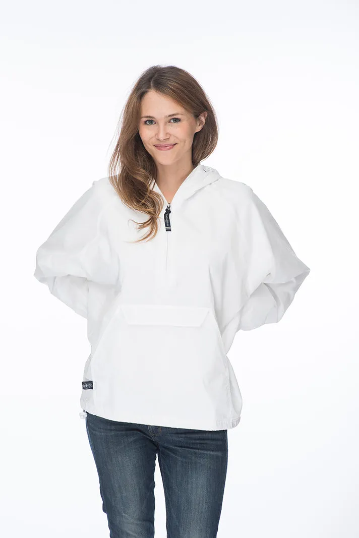 Alpha Xi Delta Classic Solid Pullover Windbreaker - Lined