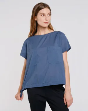 Amici Drawstring Hem Woven Tee