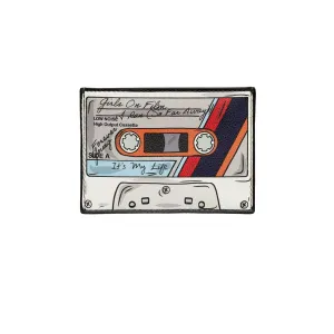 Back to the '80's Leather Card Holder-Casette C