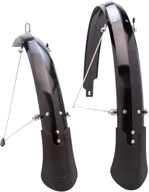 Cascadia ALX Aluminum Fenders, black, 700x40mm
