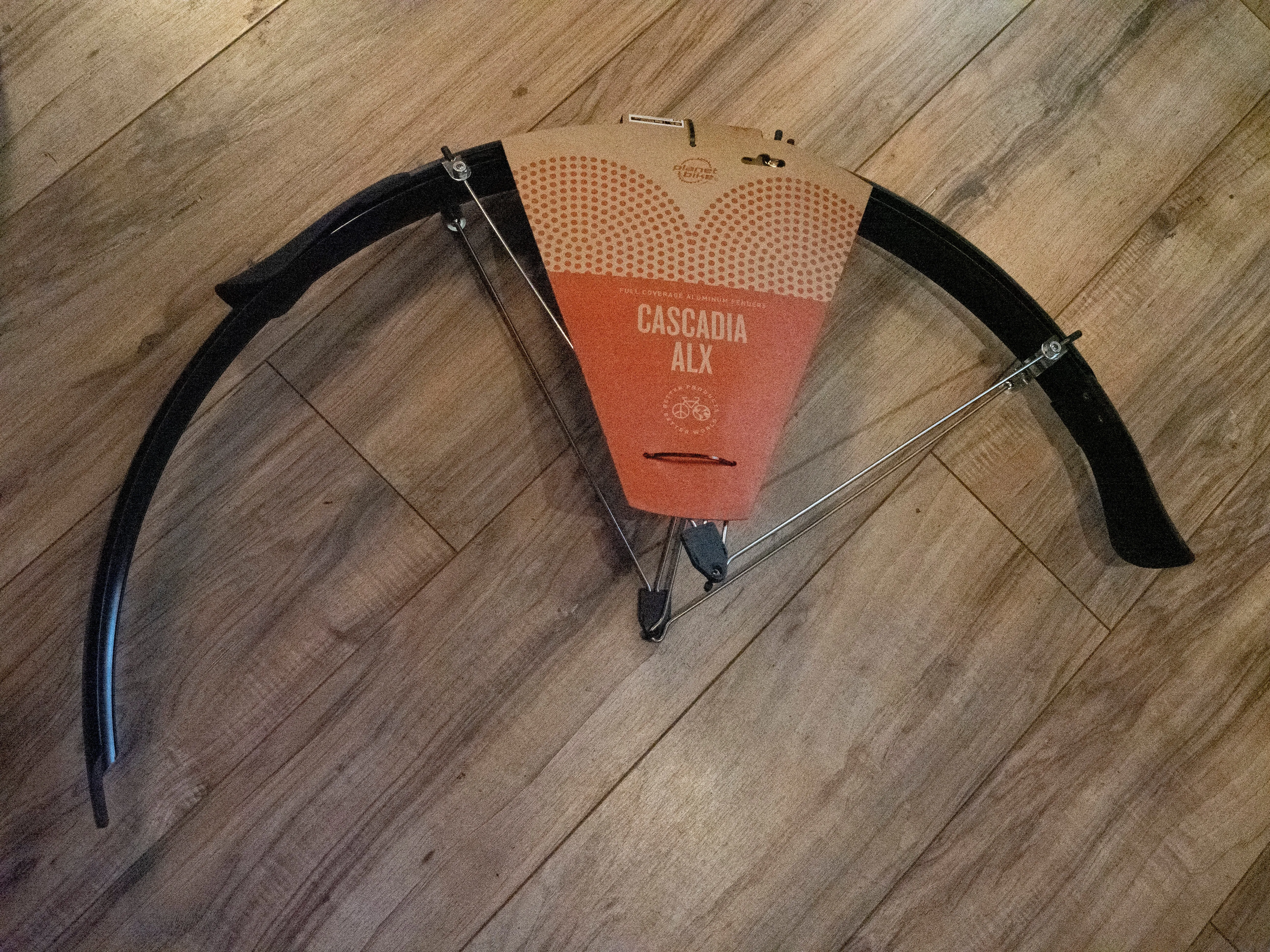 Cascadia ALX Aluminum Fenders, black, 700x40mm