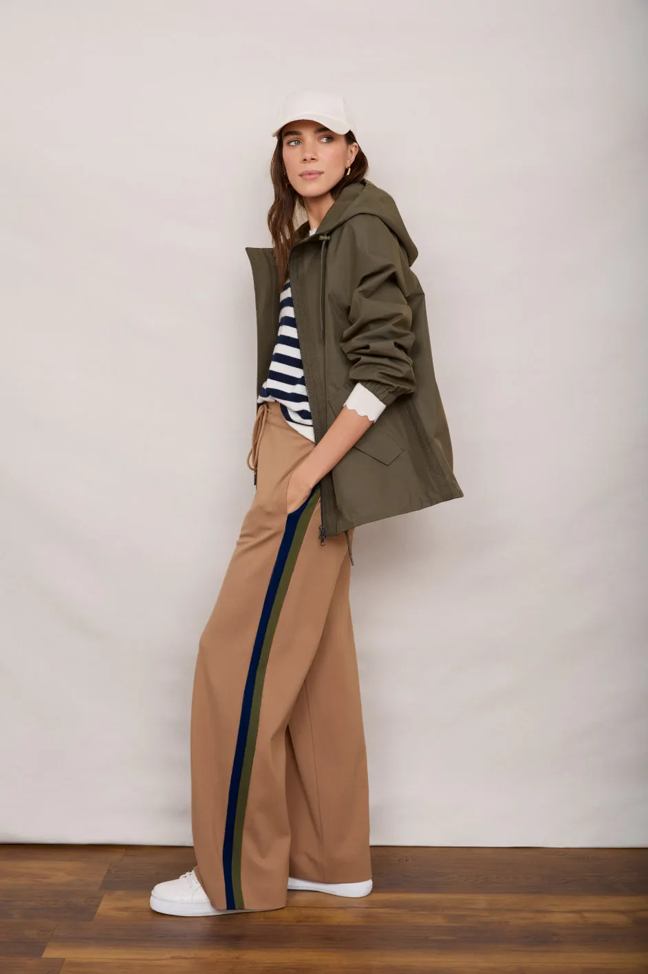 Colette Waterproof Rain Jacket - Olive Green