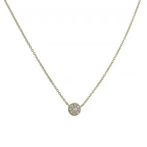 Cp Collections  - Mini Pave Halo Necklace