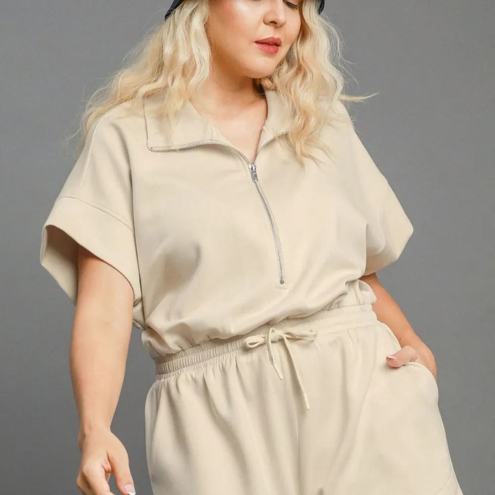 Dolman Sleeved Romper