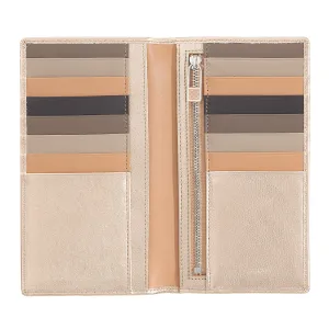 DUDU WOMEN'S ANTI -RFID WORLD WORLD IN LARGE COLORED LEATHER WITH 16 CREDIT CARD PULS Card
