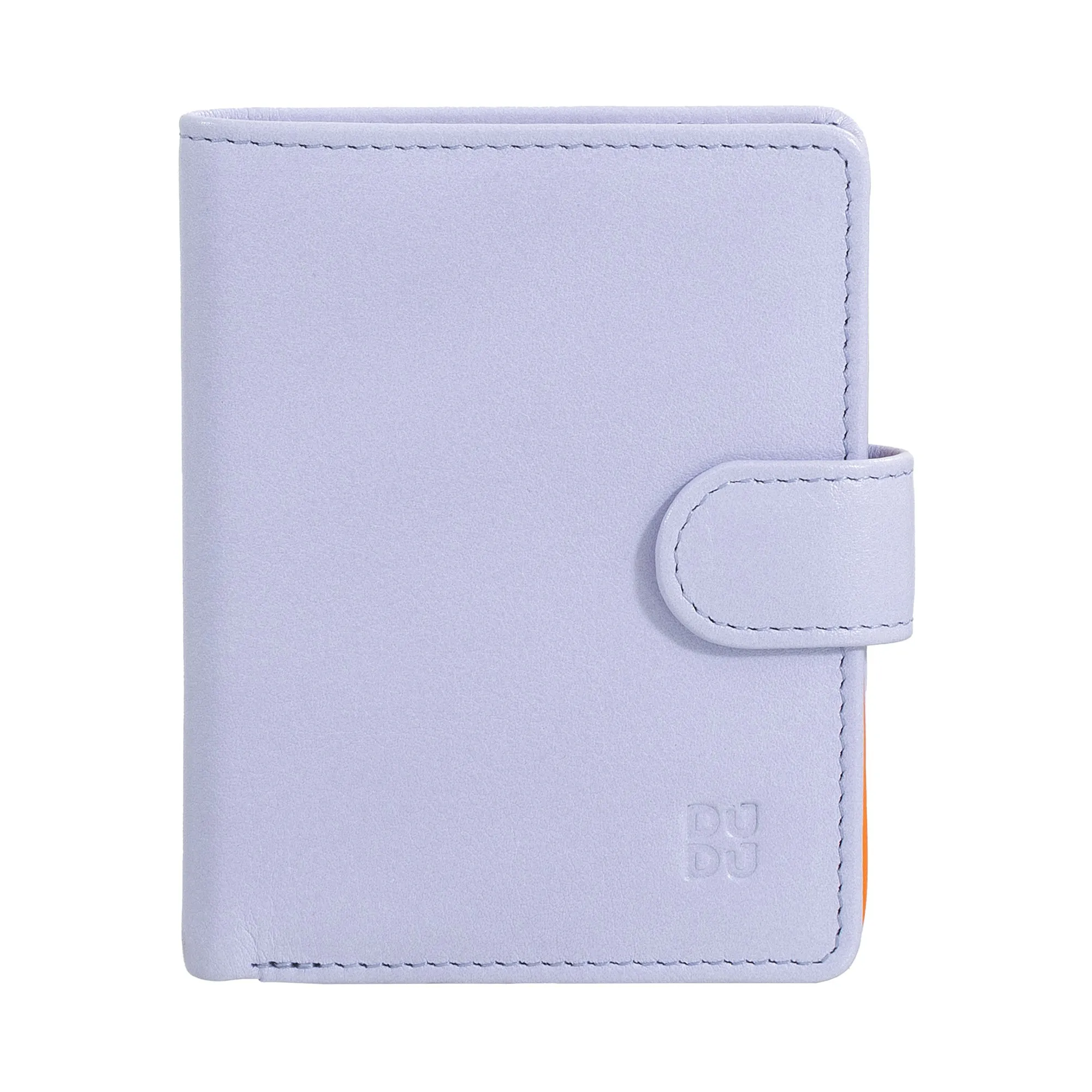 Dudu Women's Wallet in Vera Little Leather Leather Rfid Leather with Crescete Hinge Door Banknotes, External Closure