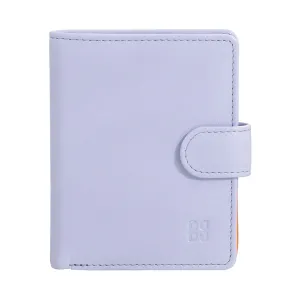 Dudu Women's Wallet in Vera Little Leather Leather Rfid Leather with Crescete Hinge Door Banknotes, External Closure