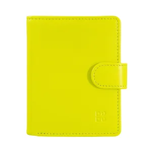Dudu Women's Wallet in Vera Little Leather Leather Rfid Leather with Crescete Hinge Door Banknotes, External Closure