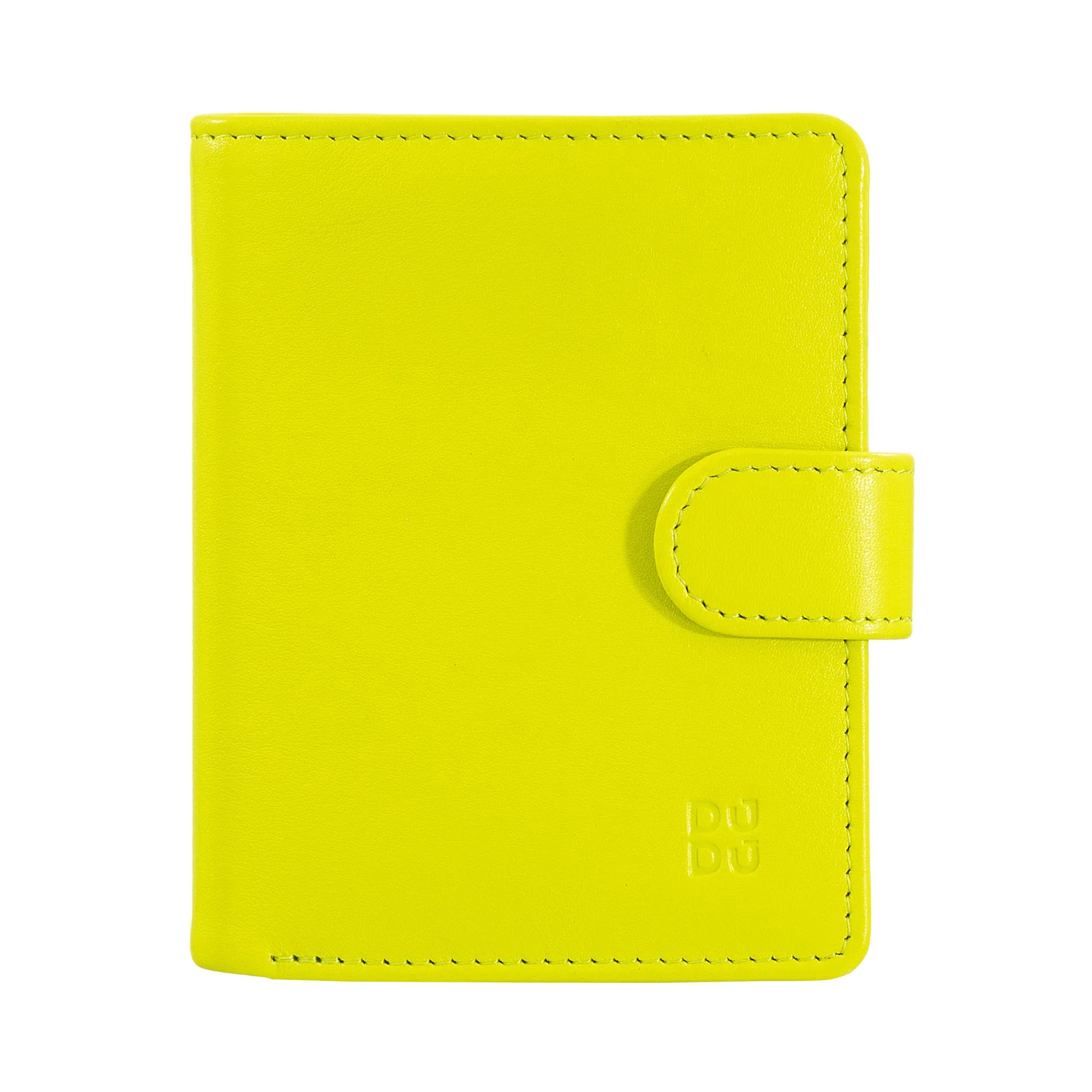 Dudu Women's Wallet in Vera Little Leather Leather Rfid Leather with Crescete Hinge Door Banknotes, External Closure