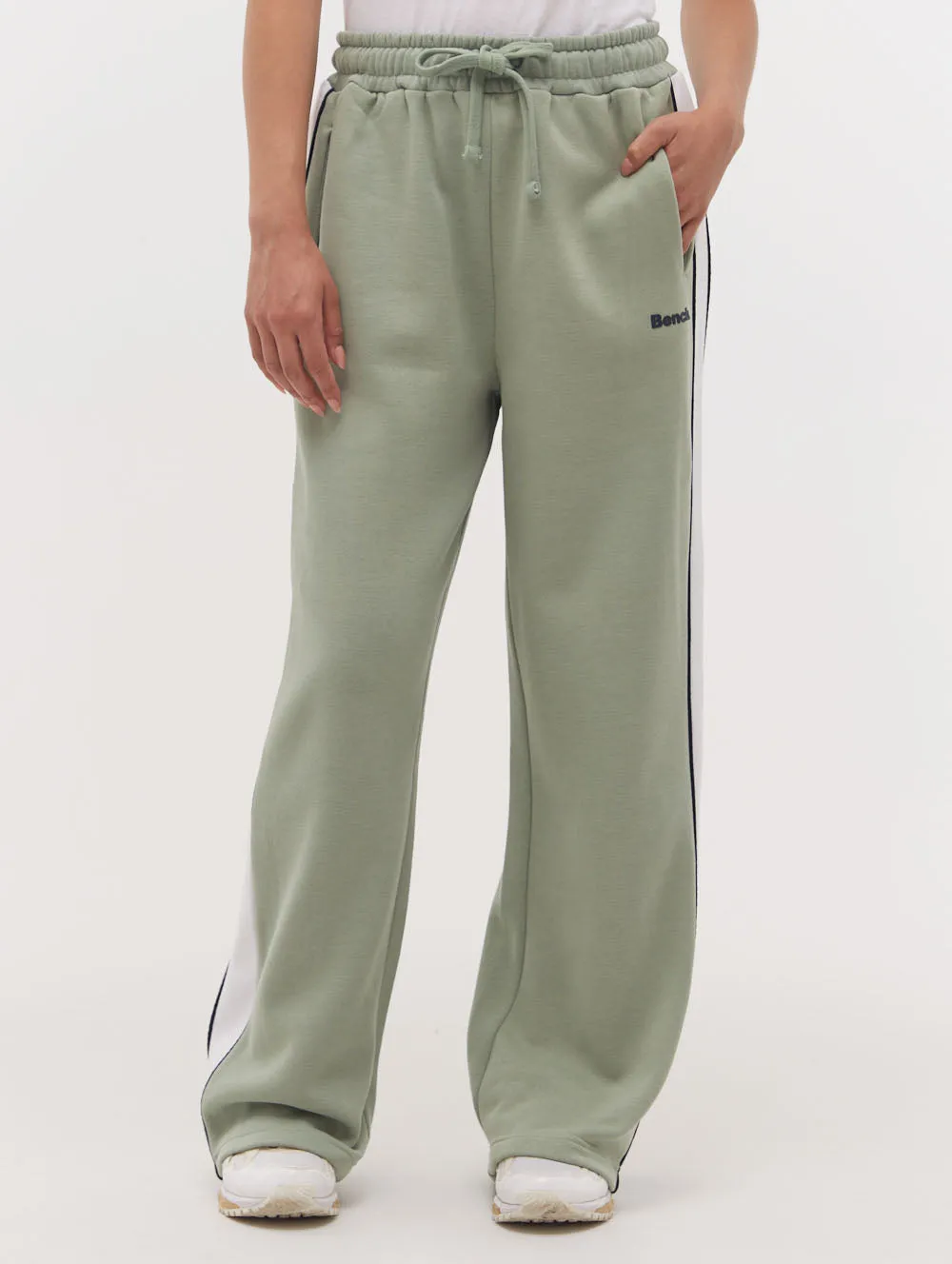 Elline Wide Leg Striped Joggers