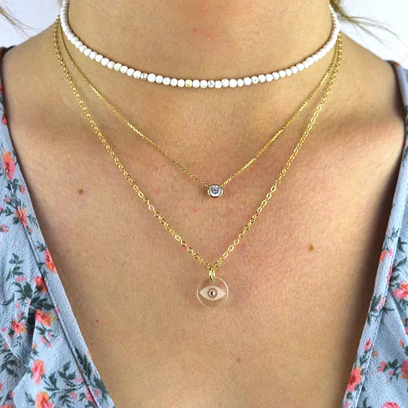 Evil Eye Swarovski Necklace