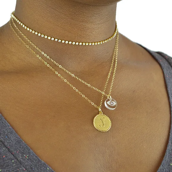 Evil Eye Swarovski Necklace