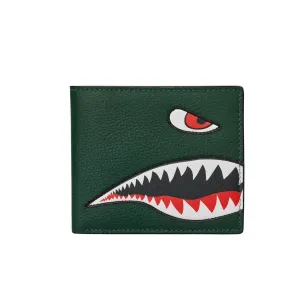 Flying Tigers Shark  Leather Wallet