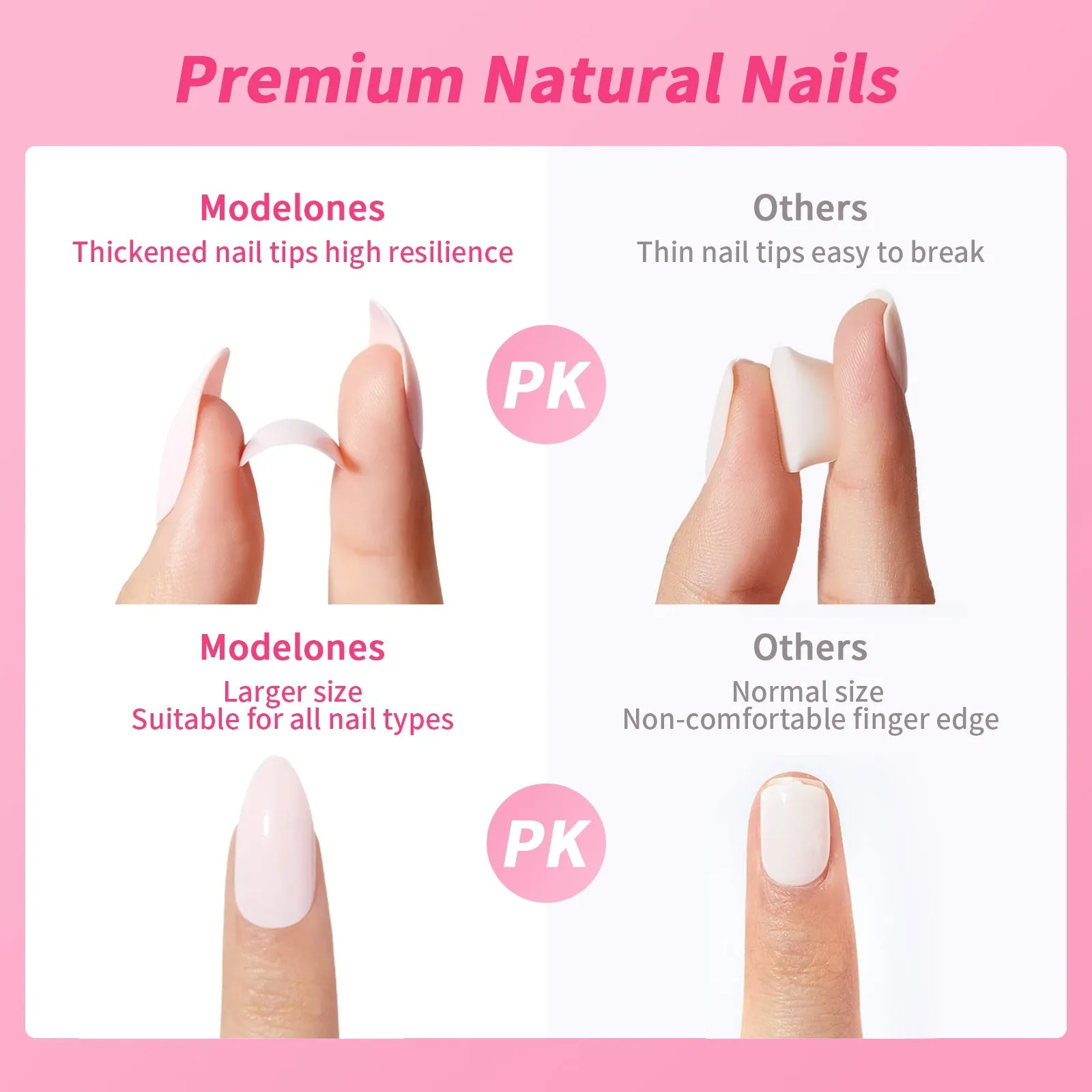 Fofosbeauty 24pcs Press on Nails, Fake Nails, Full Cover Acrylic Nails for Girls Women Kids, Oval Kid Cartoon 3D Star Bow Blue White