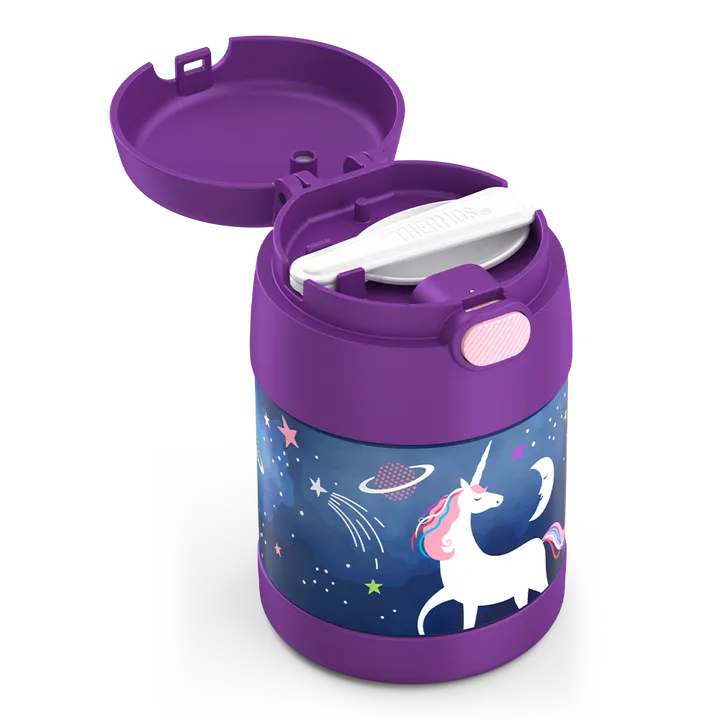 FUNTAINER STAINLESS STEEL FOOD JAR 10OZ PATTERNS