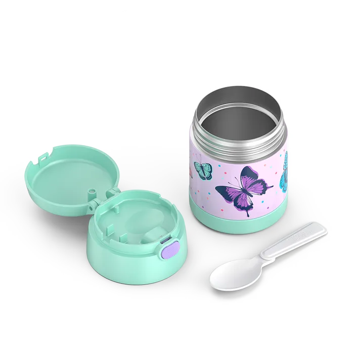 FUNTAINER STAINLESS STEEL FOOD JAR 10OZ PATTERNS