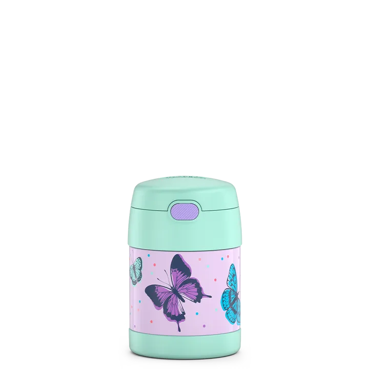 FUNTAINER STAINLESS STEEL FOOD JAR 10OZ PATTERNS
