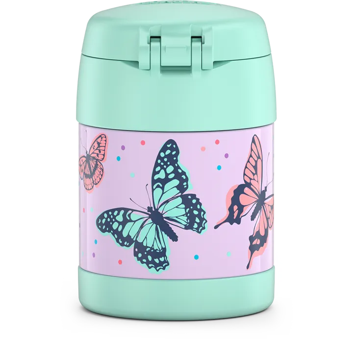 FUNTAINER STAINLESS STEEL FOOD JAR 10OZ PATTERNS