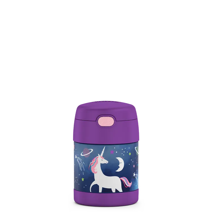 FUNTAINER STAINLESS STEEL FOOD JAR 10OZ PATTERNS