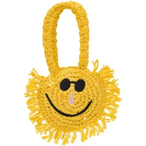 Girls Sunshine Fringed Basket Bag