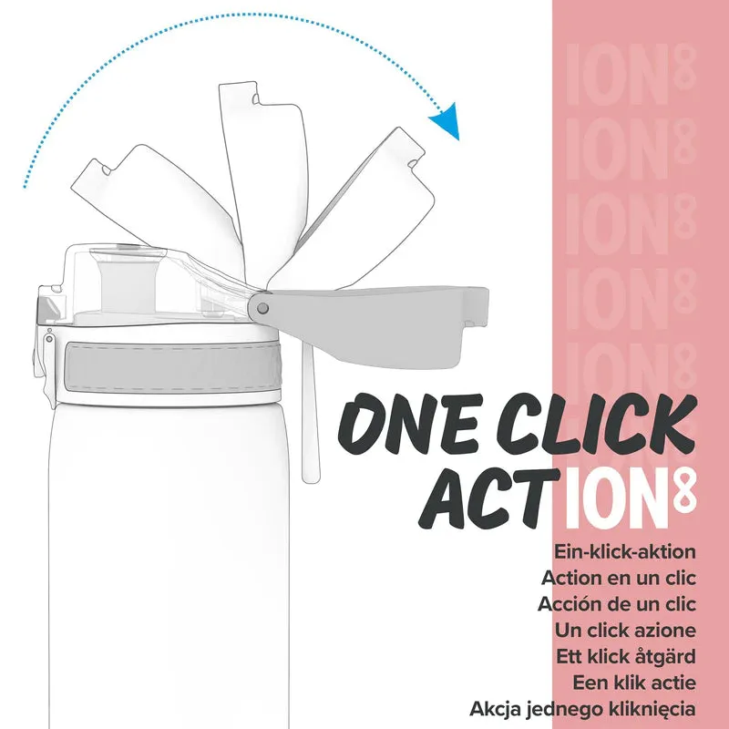 ION8 Pod 400ml BPA Free Water Bottle - Rose