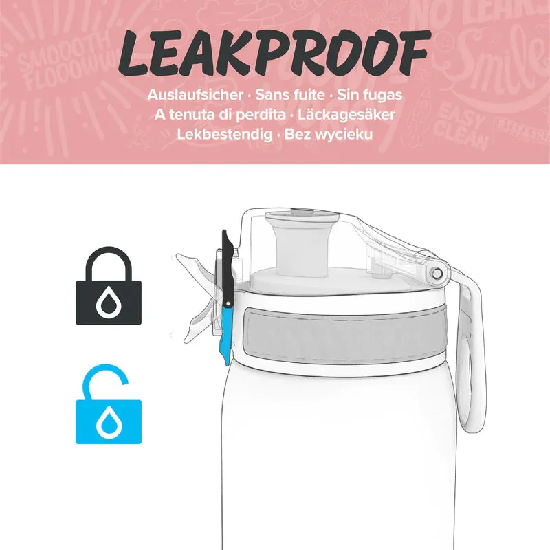 ION8 Pod 400ml BPA Free Water Bottle - Rose