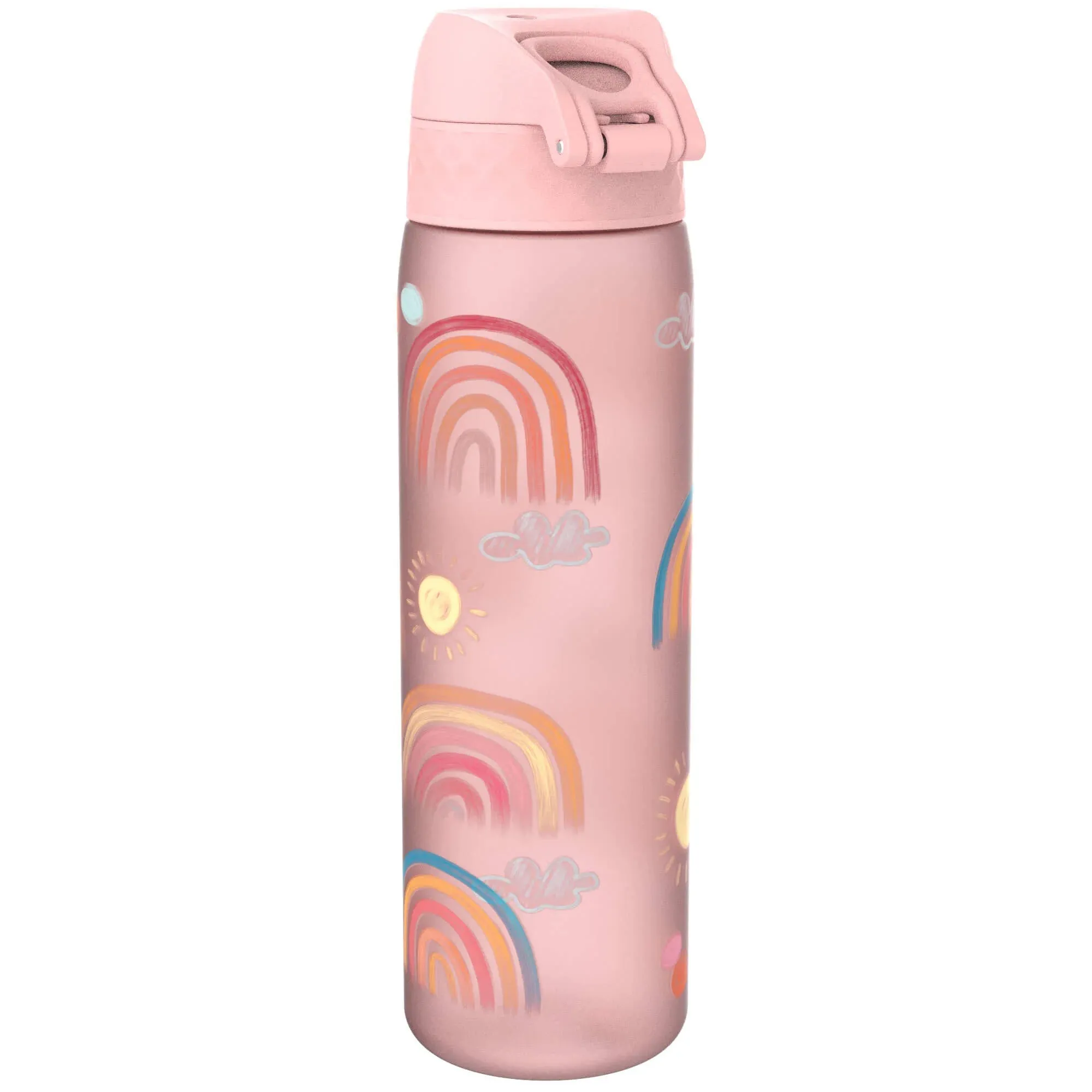 ION8 Slim 600ml BPA Free, Water Bottle - Rainbows