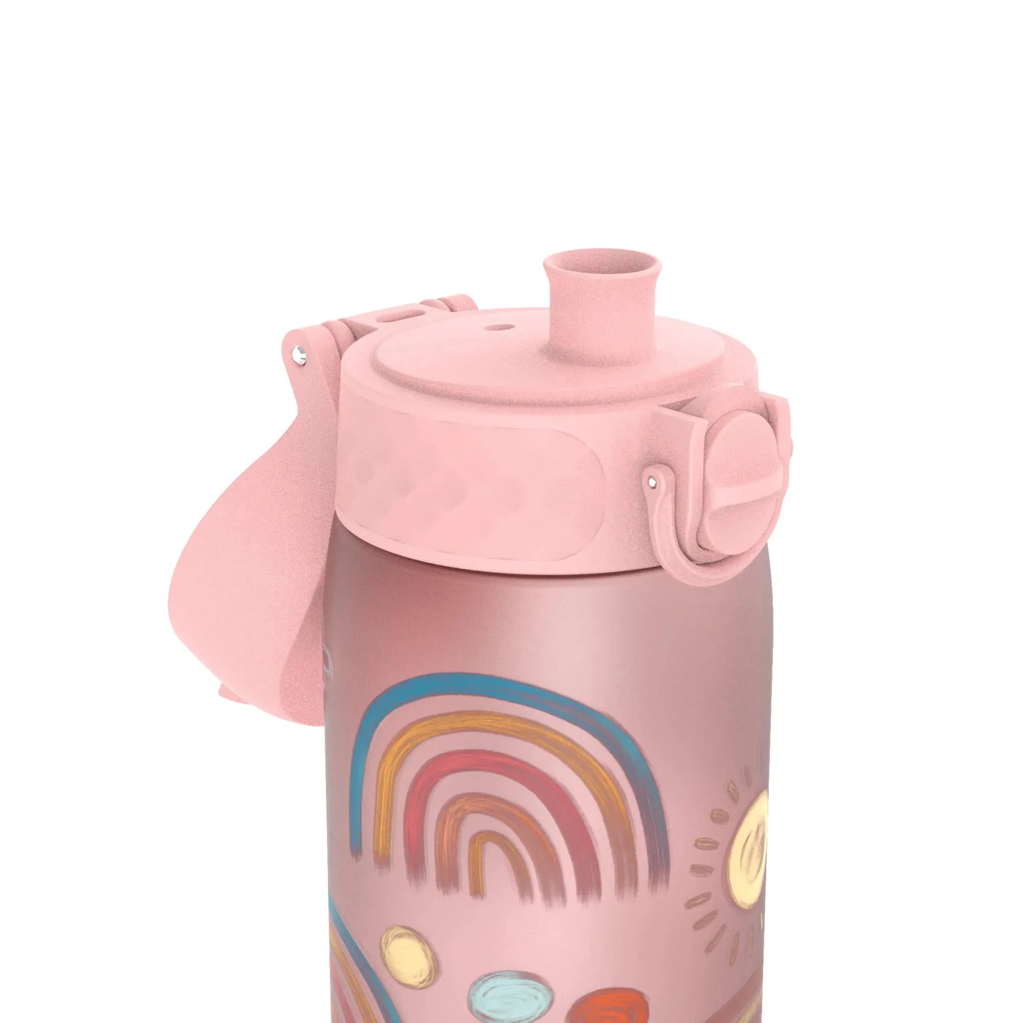 ION8 Slim 600ml BPA Free, Water Bottle - Rainbows