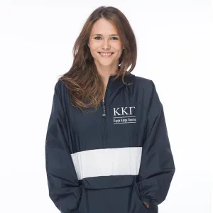 Kappa Kappa Gamma Classic Striped Windbreaker - Lined