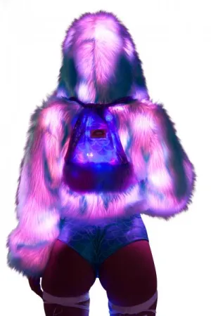 Mermaid Light-Up Backpack - Koi Purple & Pink