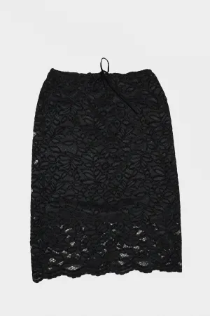 Mila Skirt in Black Lace