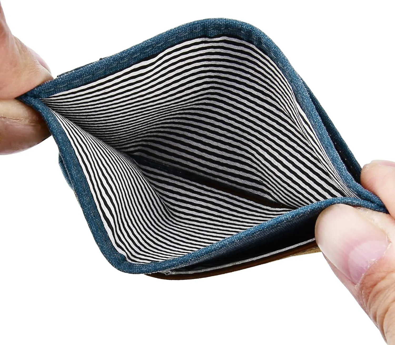 Minimalist Front Pocket Wallet, RFID Blocking Thin Credit Card Holder For Men & Women