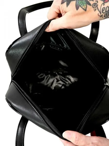 Queen of the Jungle Bowler Bag - Black