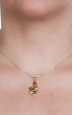 Rainbow Snake Necklace