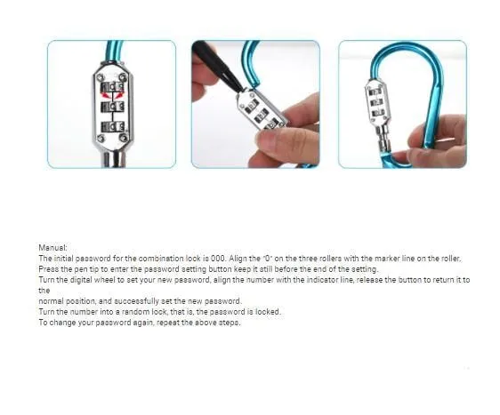 Resettable Combination Padlock