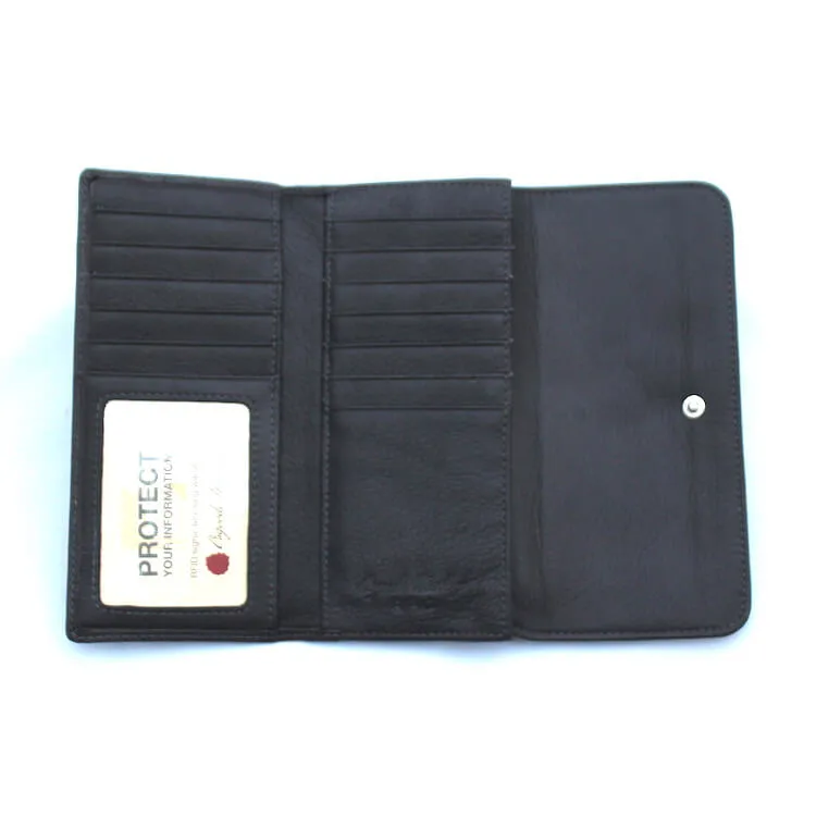 RFID Card Case Leather Wallet