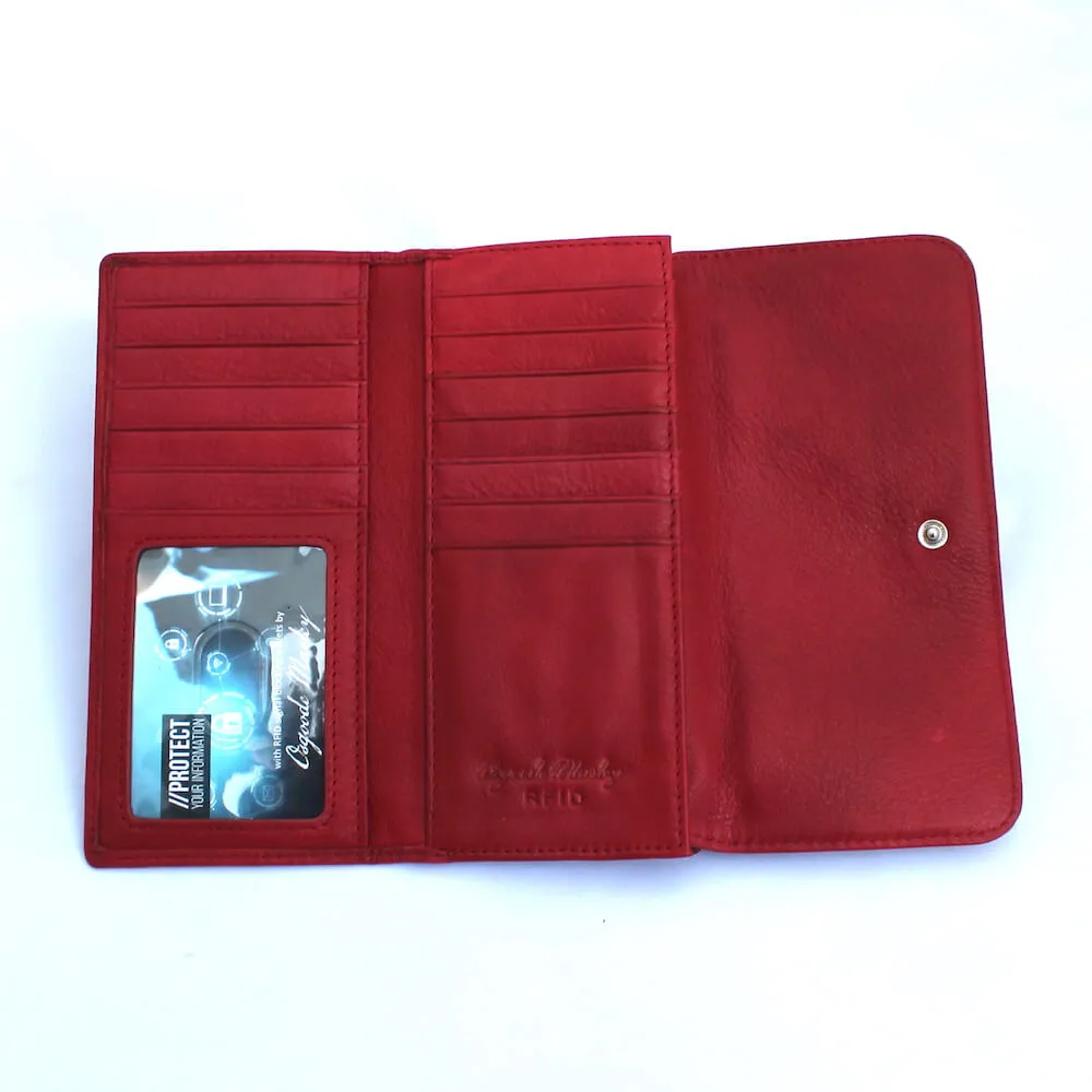RFID Card Case Leather Wallet