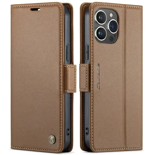 RFID Leather Card Holder Phone Case