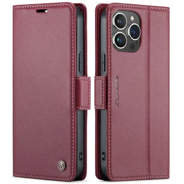 RFID Leather Card Holder Phone Case
