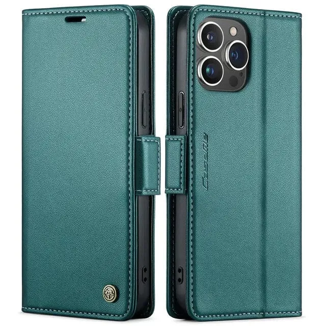 RFID Leather Card Holder Phone Case
