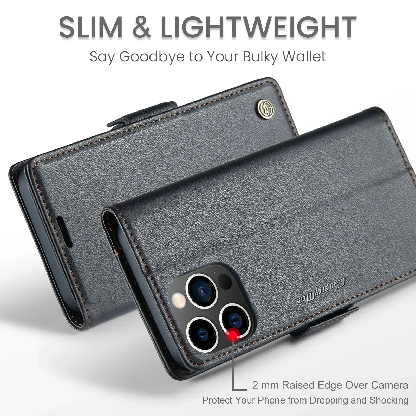 RFID Leather Card Holder Phone Case