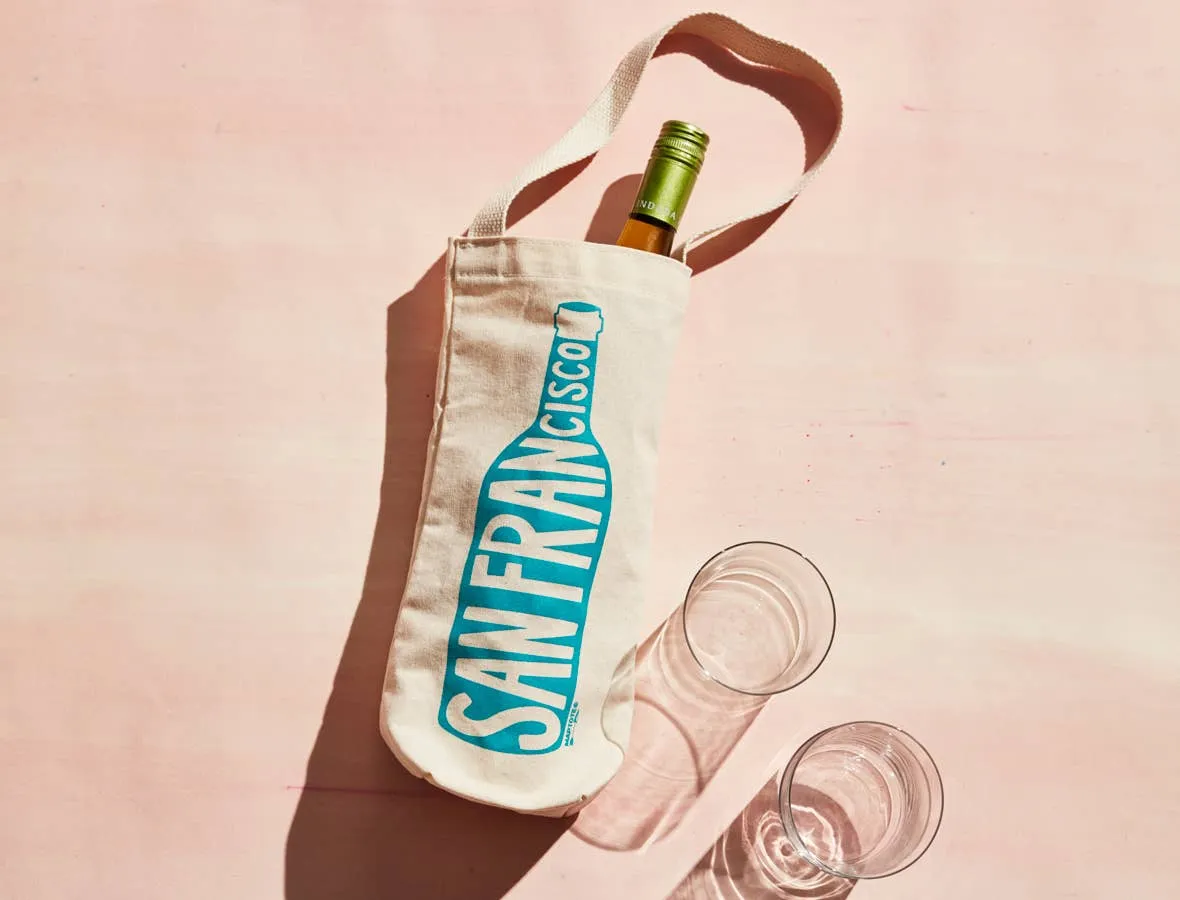 San Francisco Single Wine Totes