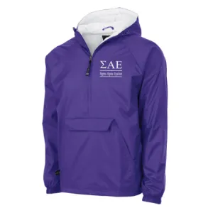 Sigma Alpha Epsilon Flannel Lined Windbreaker
