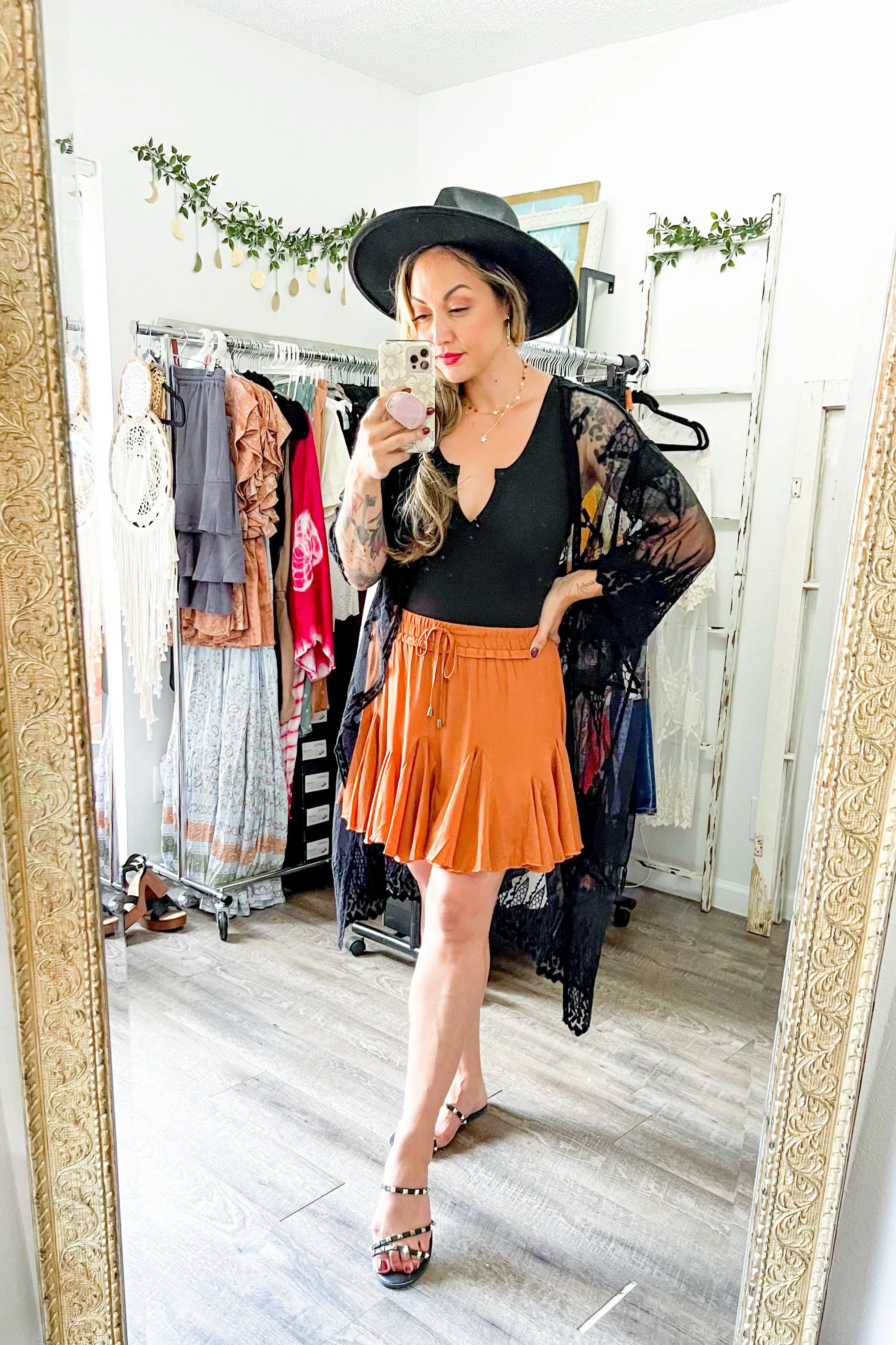 Small // Rust Skort